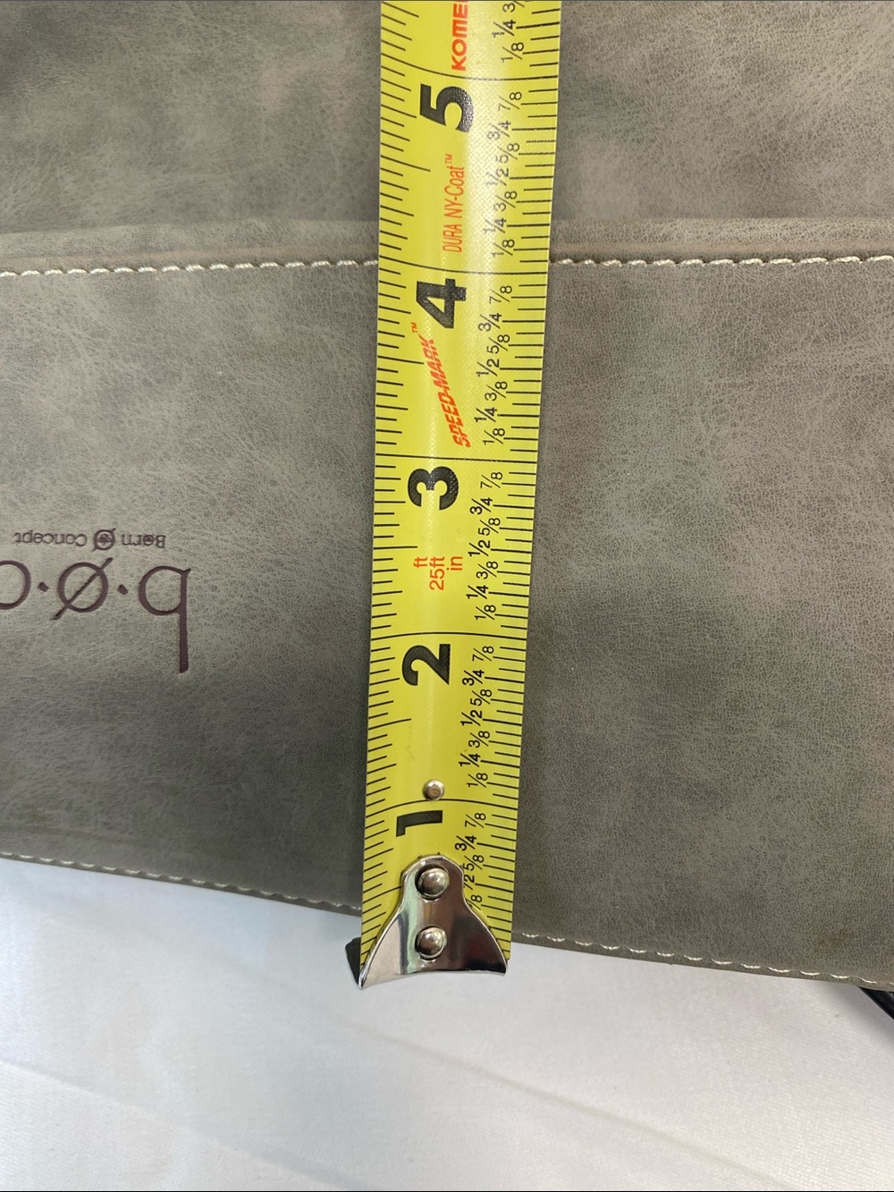 boc Gray Suede-Style hobo Shoulder Crossbody Bag adjustable strap - Picture 15 of 15